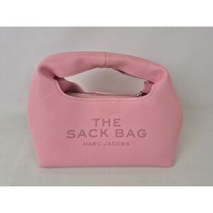 Marc Jacobs Women's Ribbon Pink The Mini Sack Leather Top Handle Bag